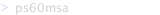 ps60msa